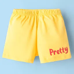 Babyhug 100% Cotton Sleeveless Floral Printed Sando & Shorts Set - Multicolor image 4