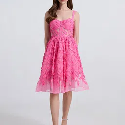 JC Collection Floral Fit & Flare Dress-picture-40