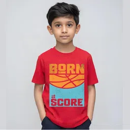 TeeSlix Kids Red Tshirts image 3