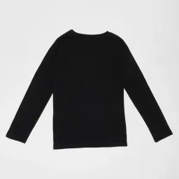 Pantaloons Junior Girls Pirate Black Printed T-Shirt image 2