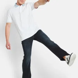 Octave White Regular Fit Polo T-Shirt image 5