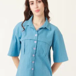Zink London Blue Shirt-image-83