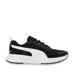 Puma Kids Evolve Jr Black & White Casual Sneakers-picture-20