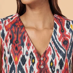 Marigold Lane Multicolored Printed Crop Top image 5