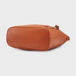 Caprese Tan Gladys Faux Leather Tote image 5