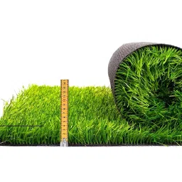 Globomotive 35 mm High Density Polyethylene Artificial Grass Carpet 60.96 x 60.96 cm (2x2 Feet) (Green) image 2