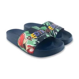 Red Tape Women's Navy Slides image 5