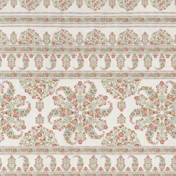 DDECOR Live beautiful Red Cotton Ethnic 145 TC Double Flat Bedsheet with 2 Pillow Covers image 5