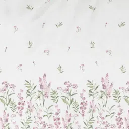 DDECOR Live beautiful Pink Cotton Floral 145 TC Double Flat Bedsheet with 2 Pillow Covers image 5