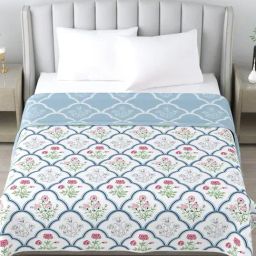 Haus & Kinder White Cotton Floral Dohars-picture-0