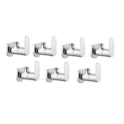 CLINTON Opal Brass Angle Valve with Wall Flange for Bathroom (Pack of 7)-image-13