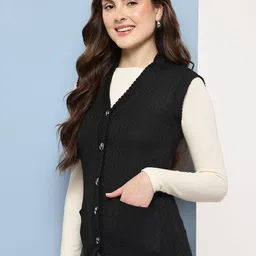 Aarika V-Neck Woollen Cardigan image 3