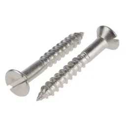 RS PRO Slot Countersunk Stainless Steel Wood Screw, A2 304, No. 8 Thread, 30mm Length (Pack of 100)-picture-24