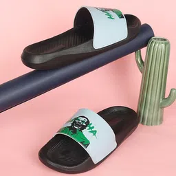 PERY PAO Men Printed Sliders-image-75
