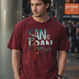 SMARTEES Men Graphic Printed Round Neck Cotton Oversized T-shirt-picture-32