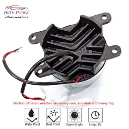 Auto Pearl 4 LED Chrome Ring DRL Fog Lamp Yellow Compatible For Maruti Suzuki Dzire 2012 image 5