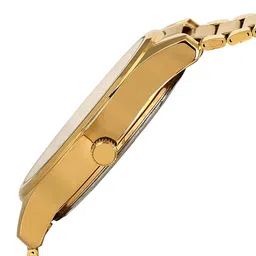 HARBOR Men Brass Round Dial & Bracelet Style Straps Analogue Watch H_IKT_01_DD_Gold_Green image 4