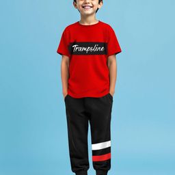 YK X Trampoline Unisex Kids Printed T-shirt-picture-35