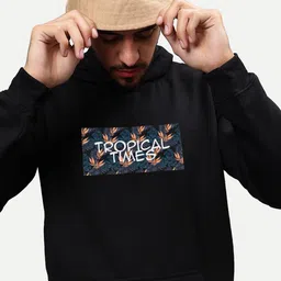 Mad Over Print Men Printed Hooded Sweatshirt image 2