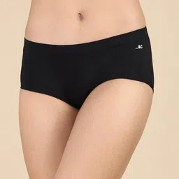 &Circus Solid Seamless Bare Hipster Panty - Black-picture-10
