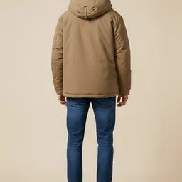 Mast & Harbour Hooded Camouflage Padded Jacket image 2