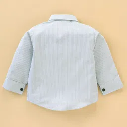 Robo Fry Cotton Full Sleeves Checkered Party Suit With Bow & Hat- Green image 3