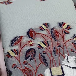 Peachmode Printed Pure Cotton Unstitched Dress Material image 2