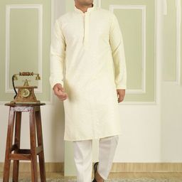 LEMONX Men Embroidered Kurta with Pyjamas-picture-17