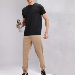 HRX by Hrithik Roshan Men Mid-Rise Rapid-Dry Running Joggers image 5
