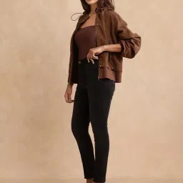 RAREISM Black Cotton Blend Solid Jeans image 5