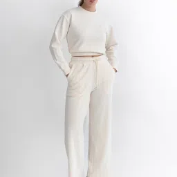 RAREISM Beige Blended Embroidered Long Sleeves Sweatshirt image 5