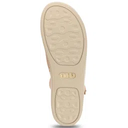 Elle Women's Peach Sling Back Sandals image 5