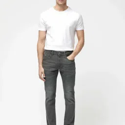 Rare Rabbit Grey Slim Fit Fit Solid Jeans image 5