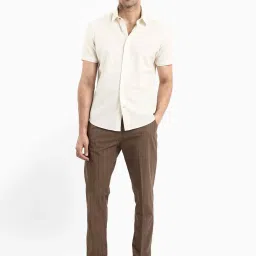 Rare Rabbit White Boxy Fit Stripes Shirt image 5