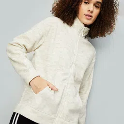 max Women Polyester Open Front Jacket with Embroidered-picture-15