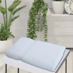 BIANCA Zero-Twist 100% Cotton Ultra-Fluffy Towels -1pc Bath Towel (paradiso) solid-white-picture-44