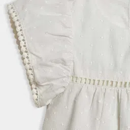 MiArcus Kids White Cotton Printed Dress image 5