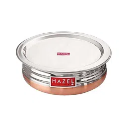 HAZEL Silver Stainless Steel 22.5 cm Non-Induction Urli (2.1 L)-picture-40
