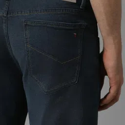 Louis Philippe Navy Regular Fit Jeans image 5