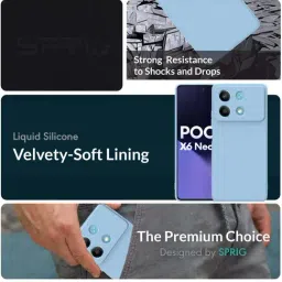 Sprig Back Cover for Redmi Note 13 5G (Blue) image 2