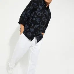 max Men Floral Printed Spread Collar Casual Shirt-picture-13