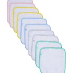 mothercare Kids Pack Of 10 Pure Cotton Bath Towel-picture-47