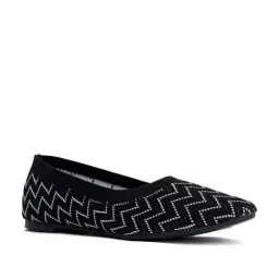 khadim Cleo by Khadim's Women's Black Flat Ballets image 2