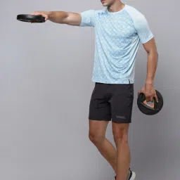 Sporto Men's Instacool Printed Jersey Tee with Side Mesh image 5