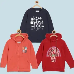 The Mom Store Unisex Multicolored Printed Sweatshirt Pack of 3-image-0