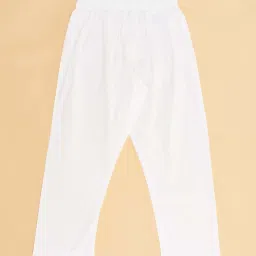 Indus Route by Pantaloons Kids Navy & White Embroidered Full Sleeves Kurta Set image 5