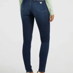 Guess Blue Solid Jeans image 2