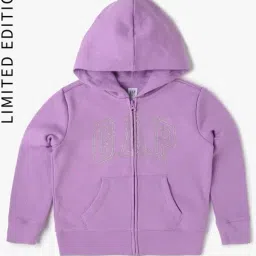 GAP Girls Purple Logo Hoodie-picture-24