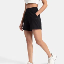 Jockey A157 Women's Super Combed Cotton Rich Straight Fit Shorts with Side Pockets image 5