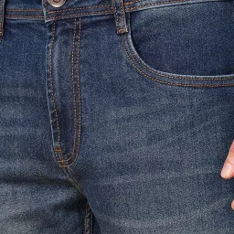 Sf Jeans By Pantaloons Blue Tint Regular Fit Denim Shorts image 5